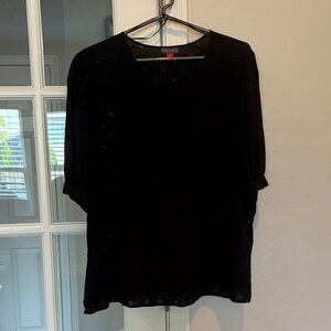 Vince Camuto Black Blouse